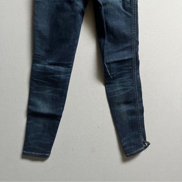 Guess bin overalls jumper skinny denim jeans Sz 24 - Picture 7 of 13